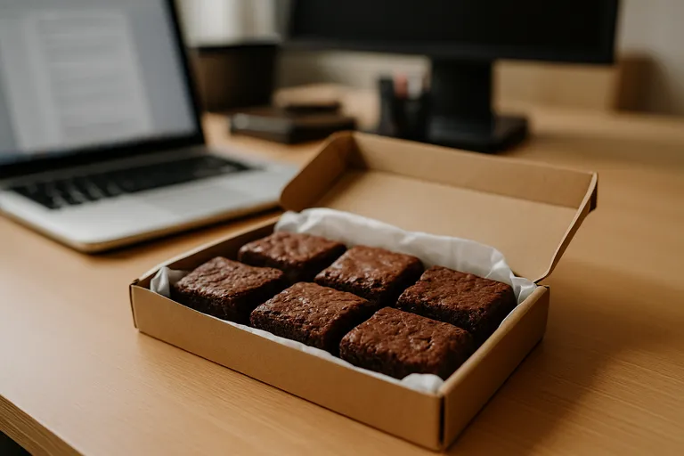 Waarom brownies per post versturen een geweldige verrassing is